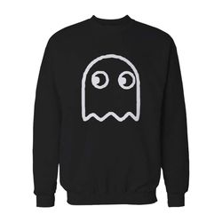 Pacman&8217s Ghost Round Video Game Ghost Vintage Old School Sweatshirt