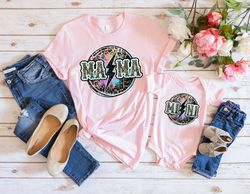 Mama Mini Lightning Bolt Shirt PNG, Mama Mini Matching Shirt PNG, Mama Mini Leopard Shirt PNG, Mama Mini Heart Rainbow S