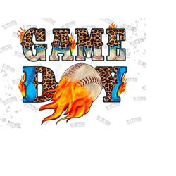game day baseball flame ball png, game day baseball png image, baseball game day sublimation, baseball sublimation, sublimation designs