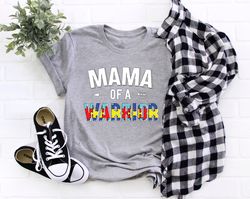 Mama of A Warrior Shirt PNG, Autism Mom Shirt PNG, Neurodiversity Shirt PNG, Autism Awareness Shirt PNG, Autistic Pride