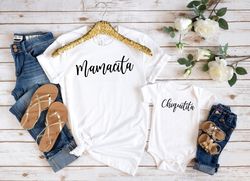 Mamacita and Chiquitita Shirt PNG, Mother & Daughter Shirt PNG, Mama Mini Shirt PNG, Grandma Shirt PNG, Gift for Her, Mo