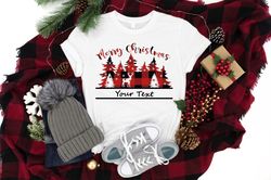 Merry Christmas Buffalo Plaid Shirt PNG, Custom Family Merry Christmas Shirt PNG, Christmas Shirt PNG, Personalized Merr
