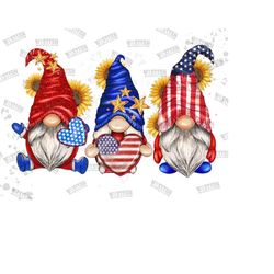 American Gnomies Png File, Patriotic Gnome PNG, 4th of July PNG, Independence Day PNG, Patriotic Sublimation Design, Ame