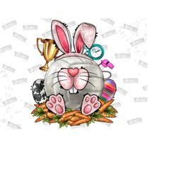 volleyball easter bunny png sublimation design, easter bunny png, volleyball png, happy easter png, volleyball easter pn
