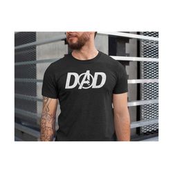 Daddy Hero Shirt, Gift For Dad, Fathers Day Shirt, Dad Avengers logo T-shirt,  Avenger T-shirt Avengers Tee, Captain America , Superhero Dad