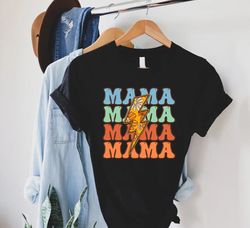 Retro Mama Shirt PNG, Gift For Mama, Mama Lightning Bolt T Shirt PNG, Pastel Mom Life Shirt PNG, Retro Mom T-Shirt PNG,G