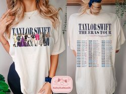 Vintage The Era's Tour Two sided Shirt, Taylor Swiftie Comfort Colors Shirt, Taylor Swiftie Merch TShirt, Taylor Swiftie