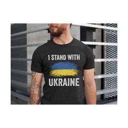 I Stand With Ukraine T-shirt Unisex, Ukraine shirt, ukraine flag, Ukrainian flag, I Support Ukraine Shirt, Ukraine tshirt Ukraine strong