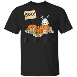 Peanuts Halloween Snoopy Current Mood T-Shirt
