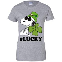 Peanuts Lucky Snoopy St. Patrick&8217s Day Ladies&8217 T-Shirt
