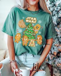 Star Wars Characters Xmas Tee, Ginger Cookies Christmas Shirt, Stormtrooper Gingerbread Shirt