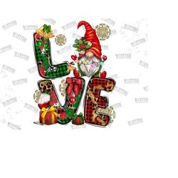 Christmas Love Gnome Png Sublimation Design, Christmas Png, Merry Christmas Png, Christmas Gift Png, Christmas Gnome Png, Digital Download