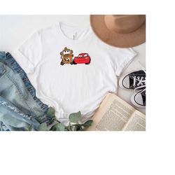 Disney Lighting McQueen And Tow Mater Shirt, Disney Cars Shirt Sweatshirt Hoodie, Disney Family Tee, Disney Friends Shir
