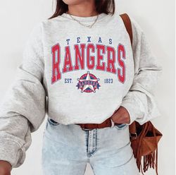 Texas Rangers World Series 2023 Crewneck Sweatshirt, Texas Champions, Rangers Baseball Team Shirt, Texas Fans Gift, Game