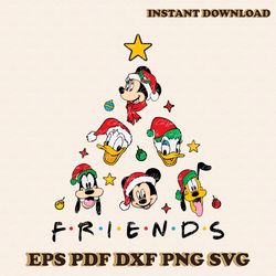 Santa Mickey And Friends Disney Squad SVG Graphic File