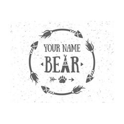 your name bear svg baby bear svg your name bear custom order svg baby bear svg name baby bear svg cricut files silhouette t- shirt designs