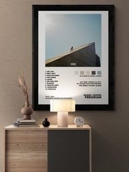 Daniel Caeser Freudian album poster, Daniel caeser minimalist poster, digital download.jpg