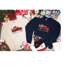 Disney Winnie The Pooh And Friends Christmas Truck Shirt, We Wish You A Merry Christmas Disney Shirt Hoodie Sweatshirt,