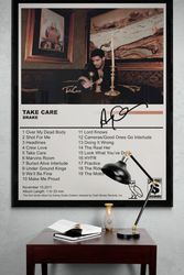 Drake Take care poster, hype beast ovo poster, minimalist drake poster, digital download.jpg