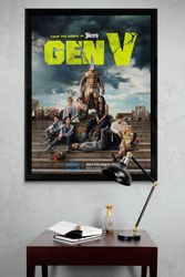 Gen V poster, The boys poster, TV show poster, minimalist poster, digital download.jpg