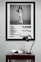 Jorja Smith Falling or flying album poster, minimalist jorja smith album poster, digital download.jpg