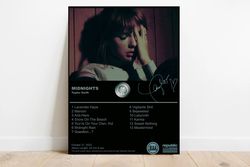 Taylor Swift Midnights Poster, Taylor Swift album poster, Eras Tour merch, Digital Download.jpg