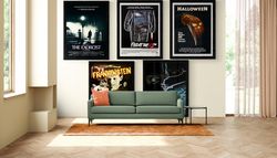 Vintage Horror movie poster, Vintage Halloween posters, Halloween Decor, Digital download.jpg