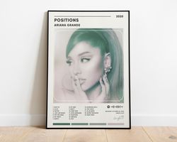 Ariana Grande Positions Album Cover Poster, Ariana Grande Positions Poster Print, Digital Download, Ariana Grande Poster