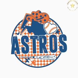 Houston Astros Baseball MLB Season SVG Digital Cricut File