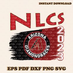 Arizona NLCS 2023 World Series SVG Cutting Digital File