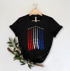Air Force TShirt PNG, Gift For Veteran, Air Force Flyover Shirt PNG, American Flag Tee, USA Plane Patriotic T-Shirt PNG,