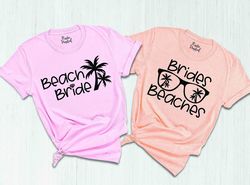 Beach Bride Shirt PNG, Bachelorette Party Gifts, Brides Beaches TShirt PNG, Beach Wedding Squad Tee, Bridal Party Outfit