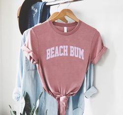 Beach Bum TShirt PNG, Girls Trip Gifts, Beach Shirt PNGs, Ocean Tee, Women Beach Vacation T-Shirt PNG, Summer Beach TShi