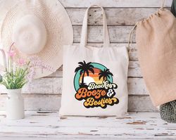 Beach Tote Bag, Gifts For Vacation, Beaches Booze Besties Totes, Beach Lover Gift, Cruise Tote Bag, Summer Bags, Beach P