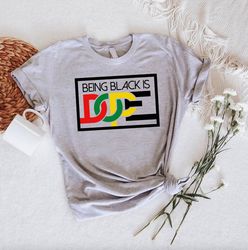 Being Black Is DOPE Tee, Gifts For Juneteenth, Afro Pride Shirt PNG, Black Lives Matter, 1865 Black Power Tee, Social Ju