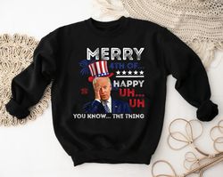 Biden 4th Of July SweatShirt PNG, American Patriot Gifts, Santa Joe Biden Sweater, Funny Republican SweatShirt PNG, You