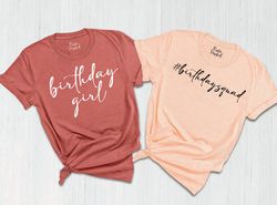Birthday Girl Shirt PNG, Gift For Her, Girls Birthday Squad TShirt PNG, Funny Girls Trip Bday Tee, Friends Group Women C