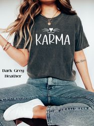Midnight Era Tour Tee for Fans! Karma Lyrics Shirt,Vintage Shirt,Concert Shirt ,Music festival T-shirt,Karma is Cat, Tay