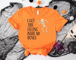 Dancing Skeleton Tee,Youth Halloween Gift ,Kids Halloween Shirt PNG,Halloween Costume ,Halloween Party Gift, Funny Skele