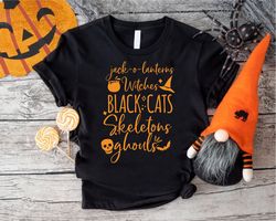 Funny Halloween T-Shirt PNG, Gift For Halloween, Witches Hat TShirt PNG, Skull Shirt PNGs, Bat Tees, Black Cat Shirt PNG