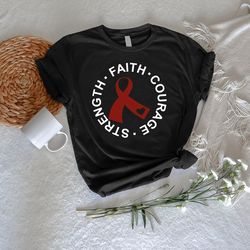 Sickle Cell Shirt PNG, Skill Cell Gift, SCA TShirt PNG, Red Ribbon Shirt PNGs, Skill Cell Awareness Tee, Skill Cell Fait
