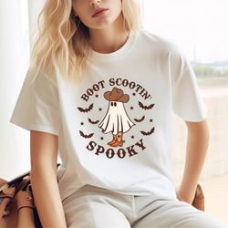 Boot Scootin Spooky SweatShirt Png and Hoodie,Halloween Shirt Png ,Cowboy Ghost Shirt Png,Western Halloween Shirt Png, C