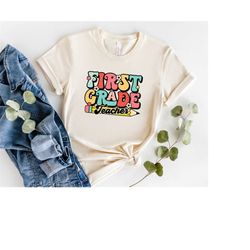 First Grade Teacher TShirt, 1rd Grade Teacher Shirt, 1rd Grade Teacher Gifts For, First  Grade Teacher,Wildflower First