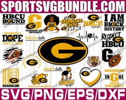 Bundle 21 Files Grambling State Football Team Svg, Grambling State svg, HBCU Svg Collections, HBCU Logo Svg, HBCU Svg