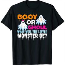 Funny Halloween Booy Or Ghoul Ghost Monster Gender Reveal PNG
