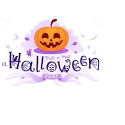 Halloween Font, Halloween Font Cricut, Halloween Font SVG, Trick or Treat Font, Trick or Treat Cricut