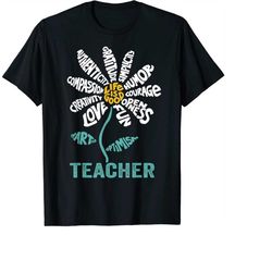 Life is good Teacher Daisy PNG Teach School Sunflower PNG