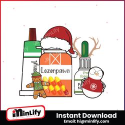 Christmas Pharmacy Technician SVG Graphic Design File