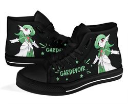 Gardevoir Sneakers Pokemon High Top Shoes Gift Idea High Top Shoes VA95