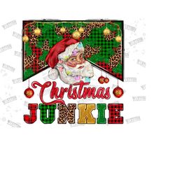 christmas junkie png,christmas png,christmas gift png,happy holidays png,western christmas png,light png,sublimation design,digital download